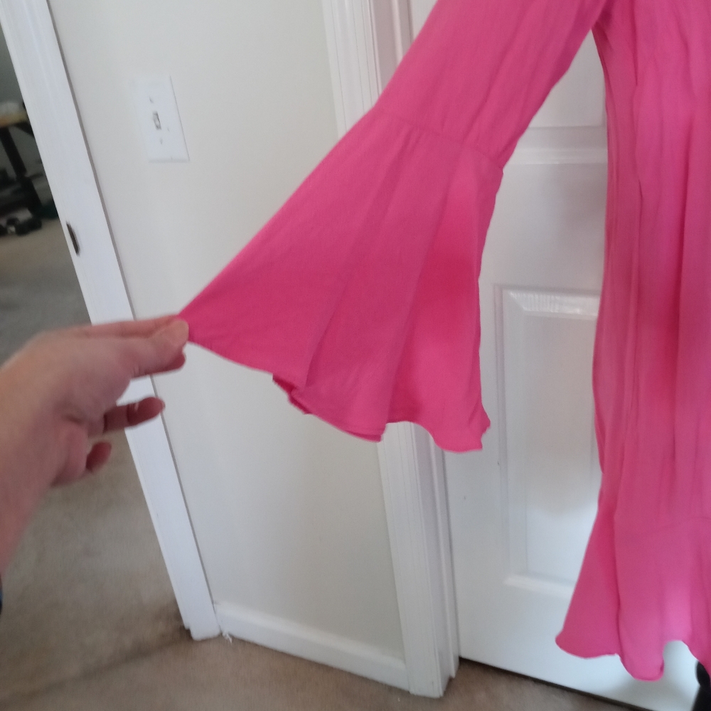 Anthropologie HD n Paris Carissa Bell Sleeve Dress - Picture 8 of 11